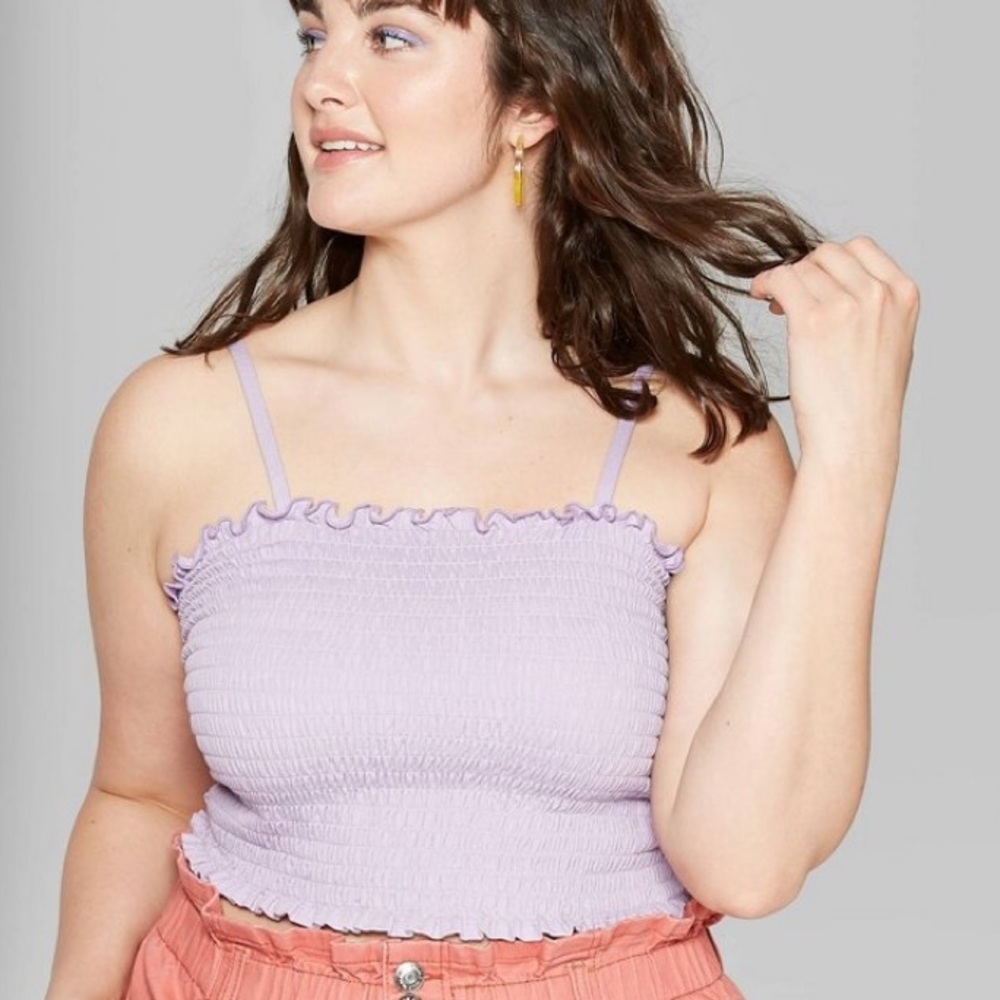 Purple Tube Top.
